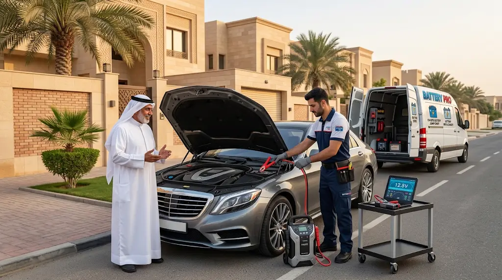 اشتراك بطارية السيارة في المنزل